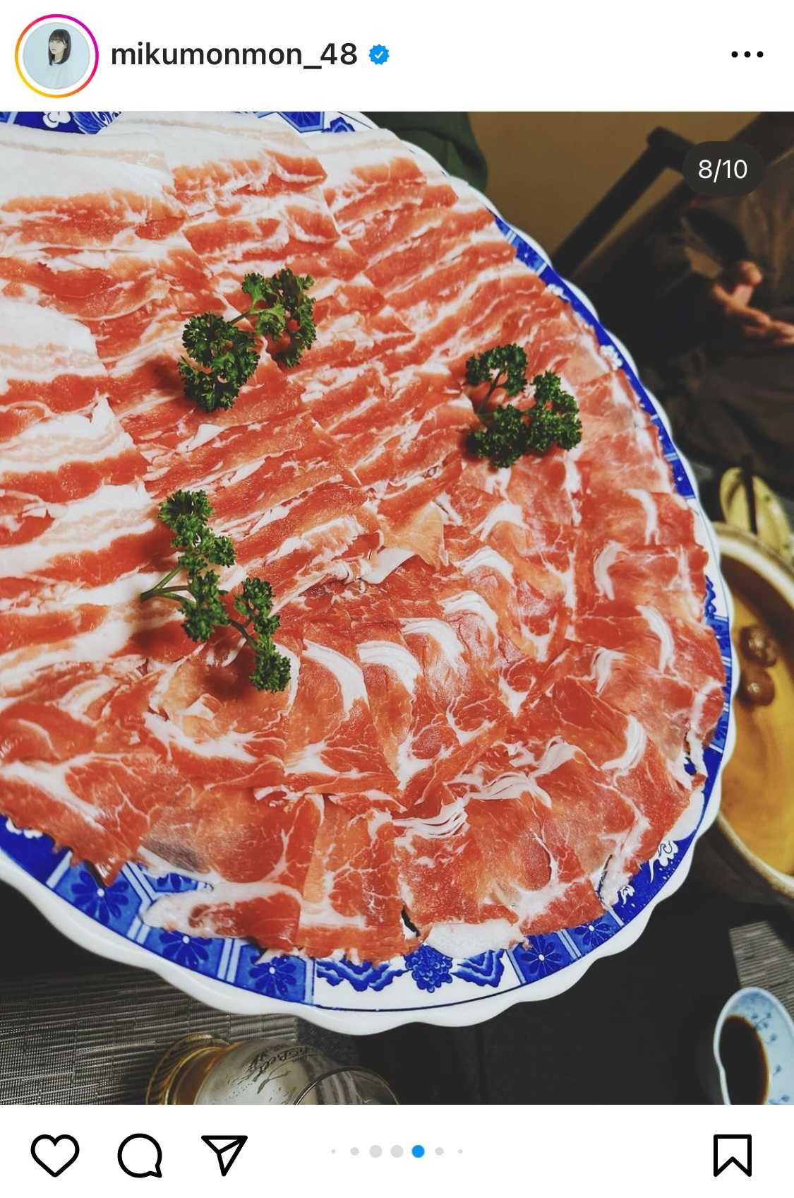 田中美久のインスタグラムから