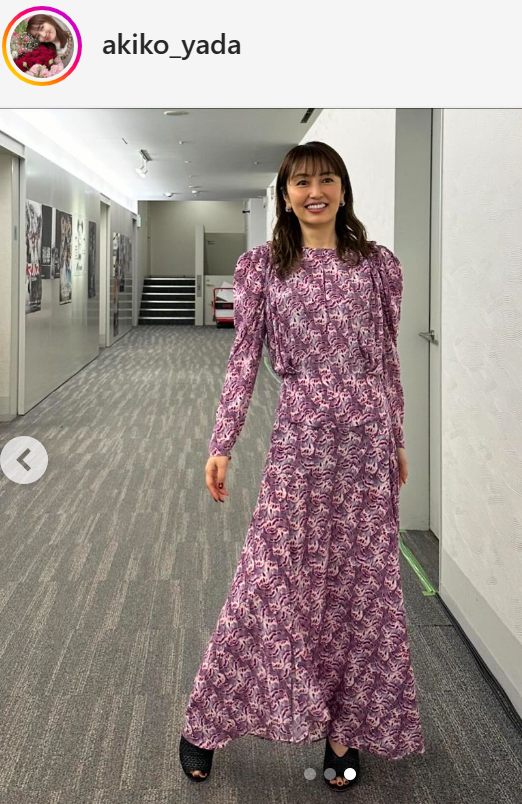 矢田亜希子のインスタグラムから