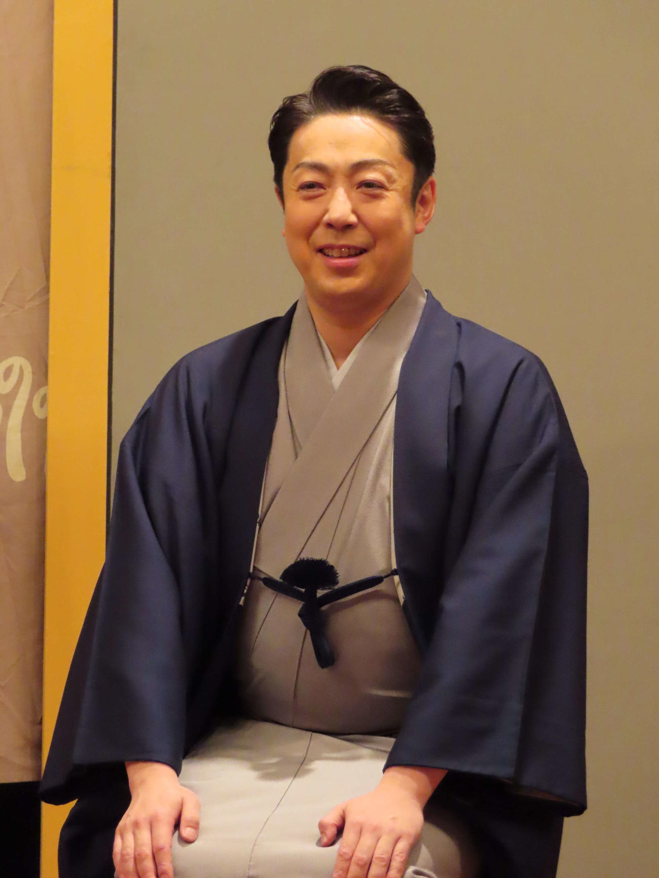 歌舞伎座公演の取材会に出席した尾上菊之助