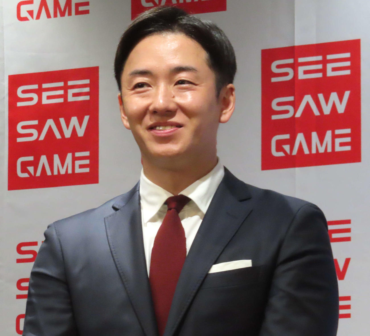 斎藤佑樹氏（2023年12月撮影）