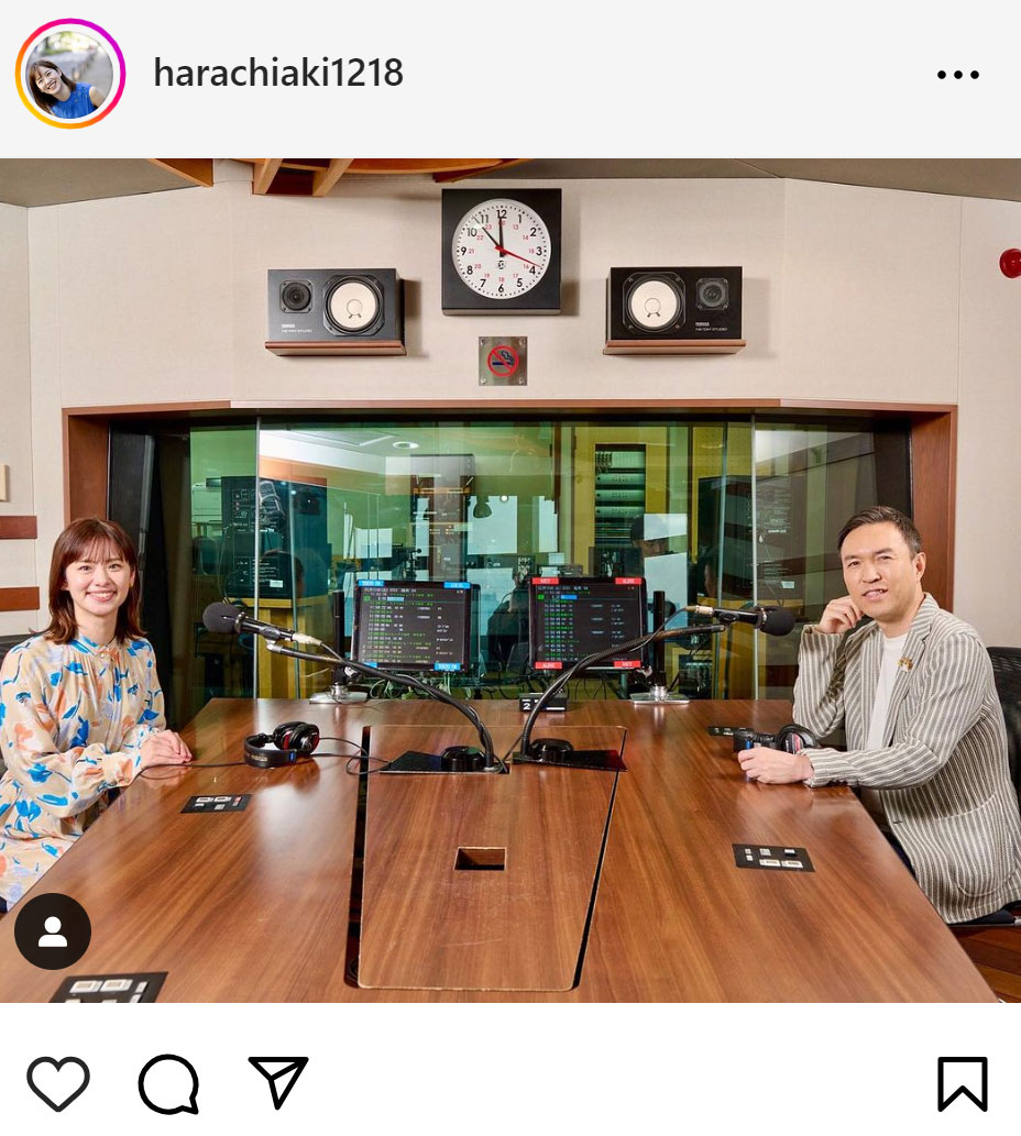 原千晶のインスタグラムから