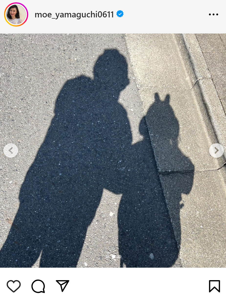 山口もえのインスタグラムから