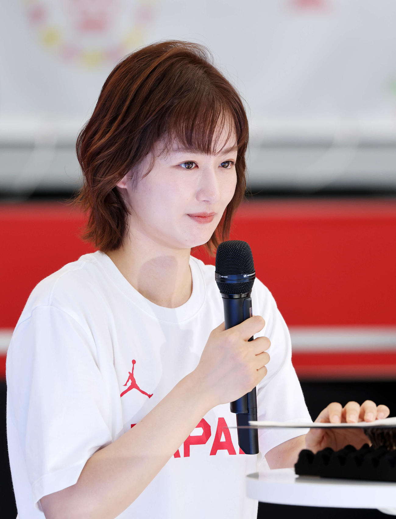 テレビ朝日・佐藤ちひろアナウンサー（2023年８月撮影）