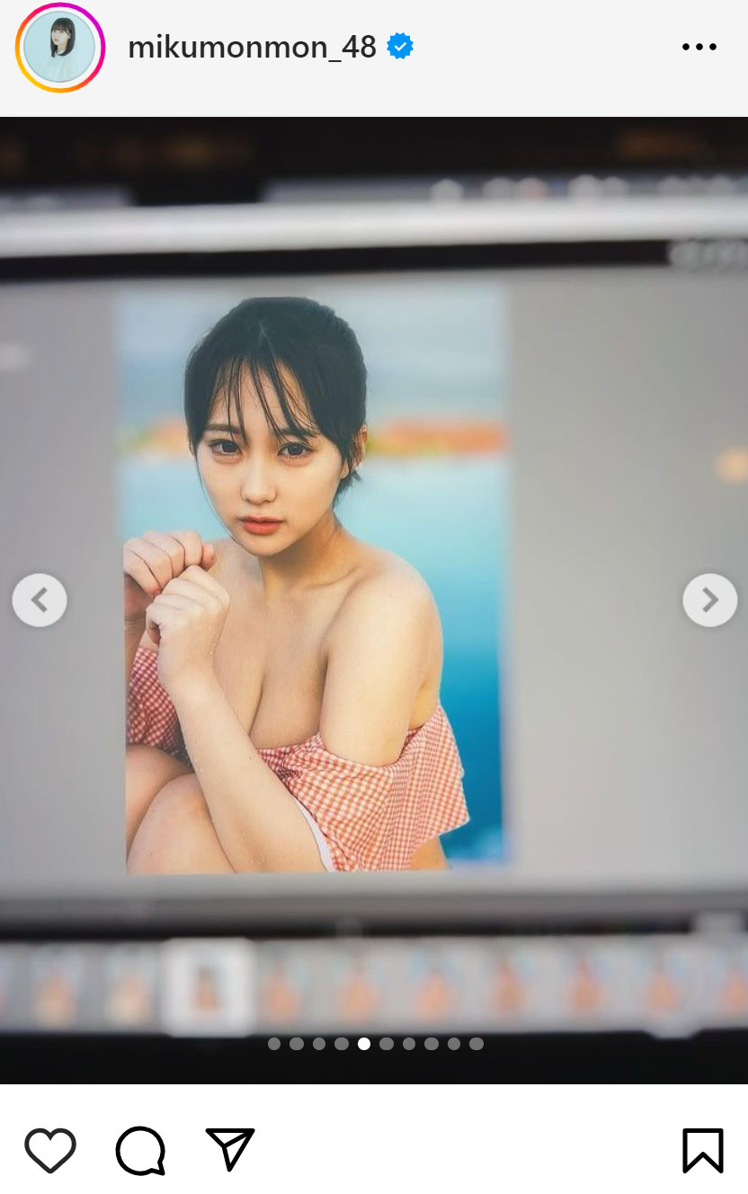 田中美久のインスタグラムから