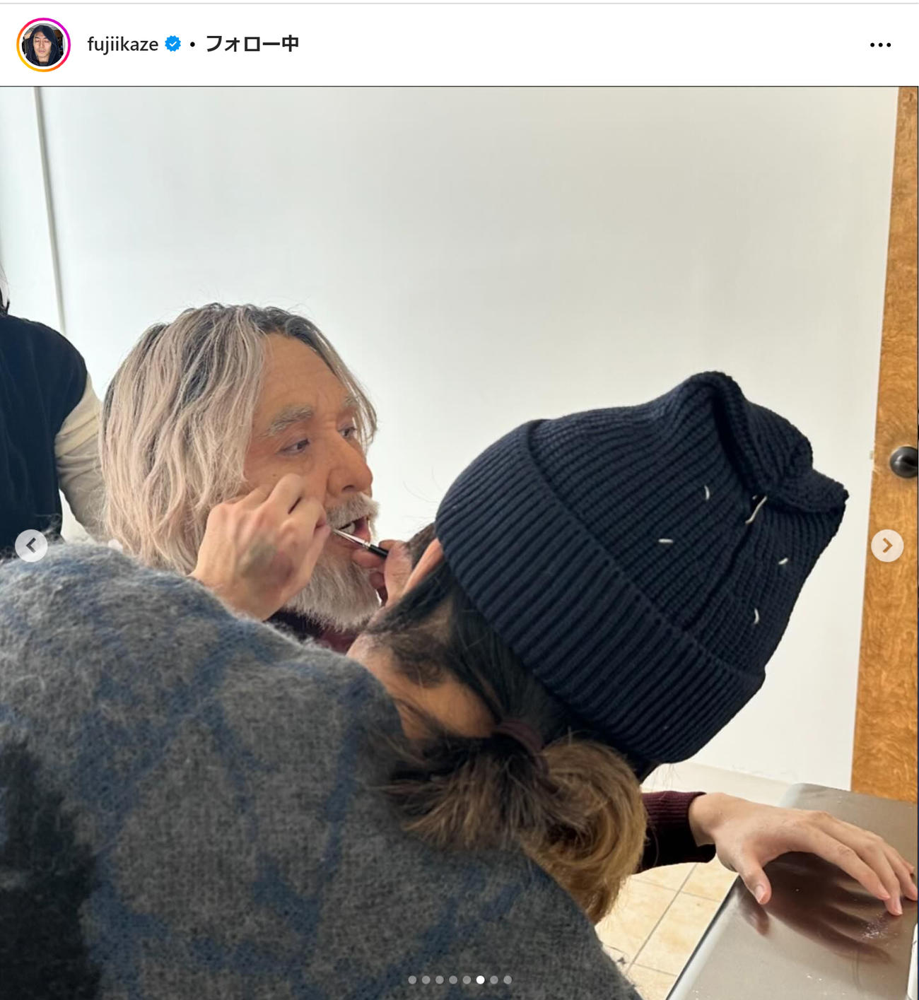 藤井風のインスタグラムから