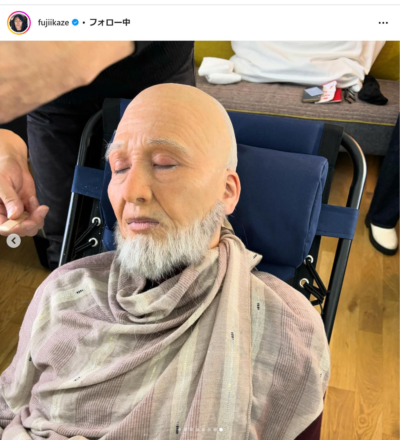 藤井風のインスタグラムから