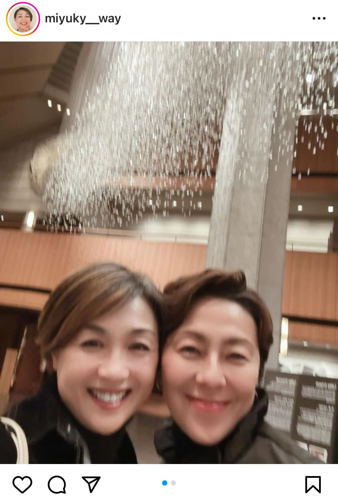 香坂みゆきインスタグラムから