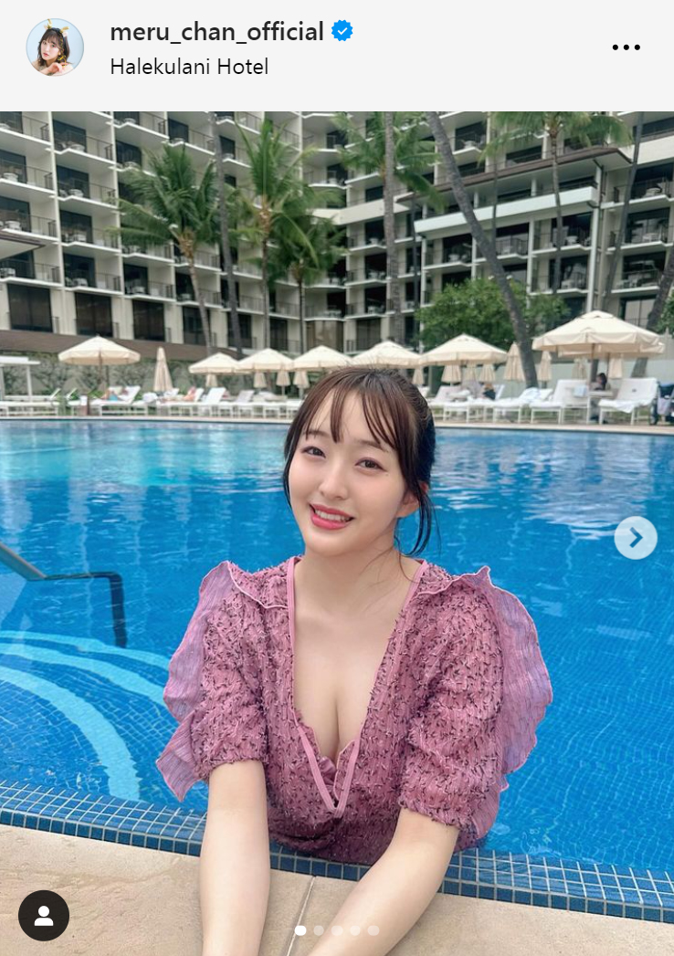 田島芽瑠のインスタグラムから