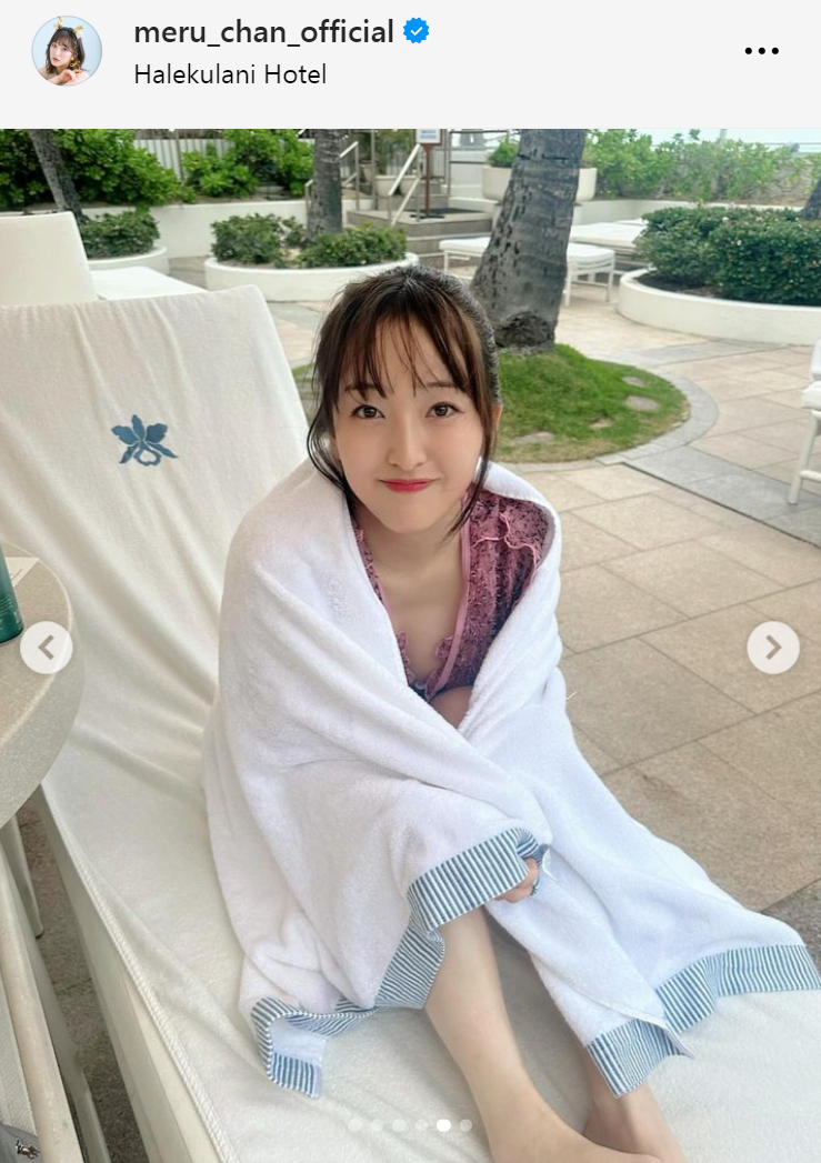 田島芽瑠のインスタグラムから