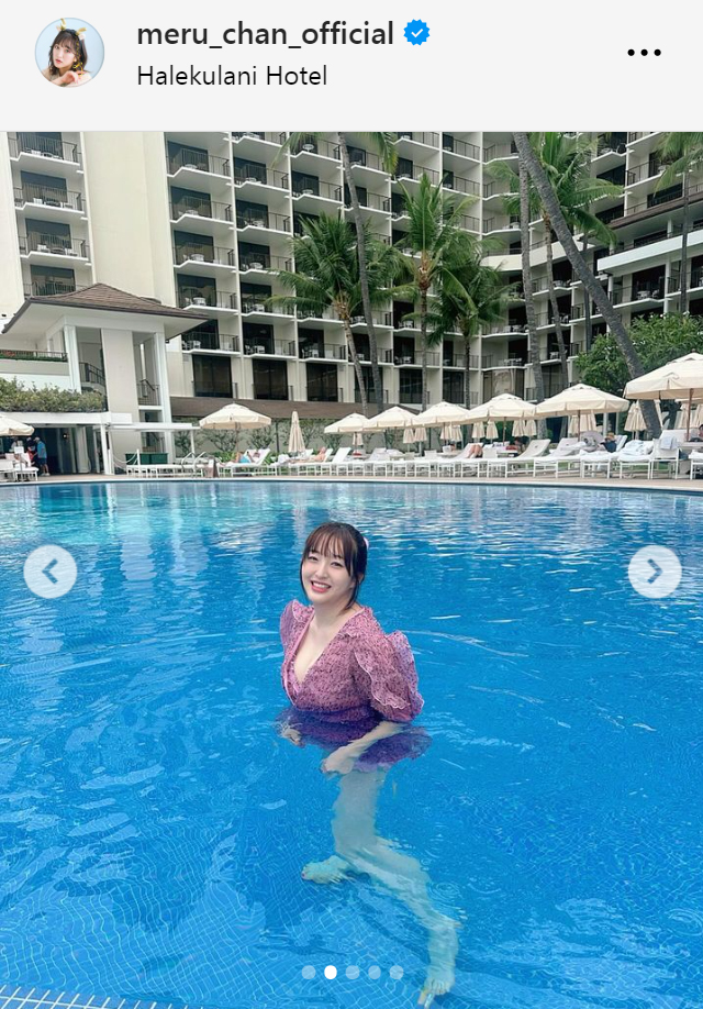 田島芽瑠のインスタグラムから