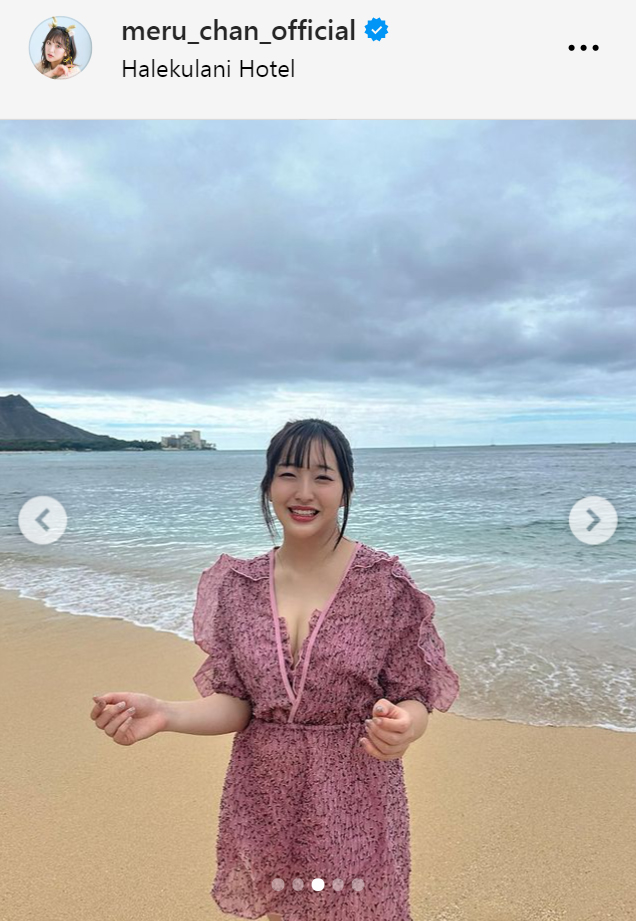 田島芽瑠のインスタグラムから