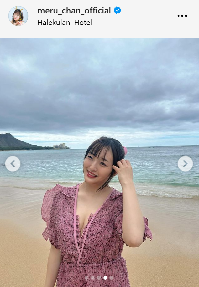 田島芽瑠のインスタグラムから