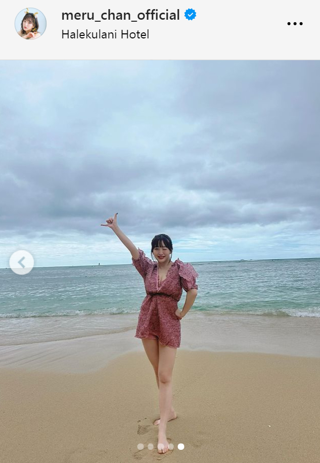 田島芽瑠のインスタグラムから