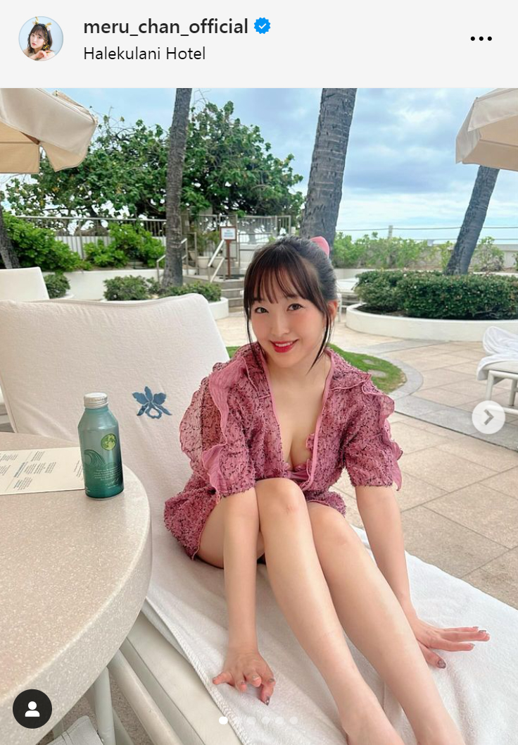 田島芽瑠のインスタグラムから