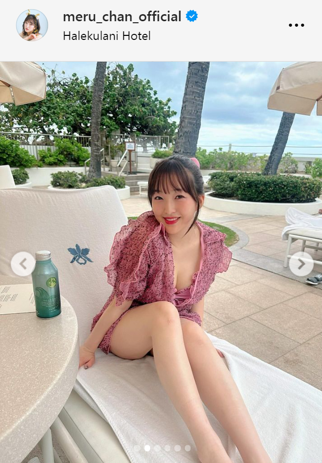 田島芽瑠のインスタグラムから