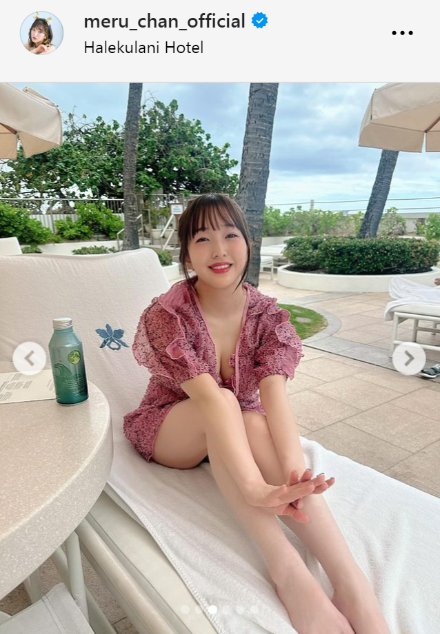 田島芽瑠のインスタグラムから
