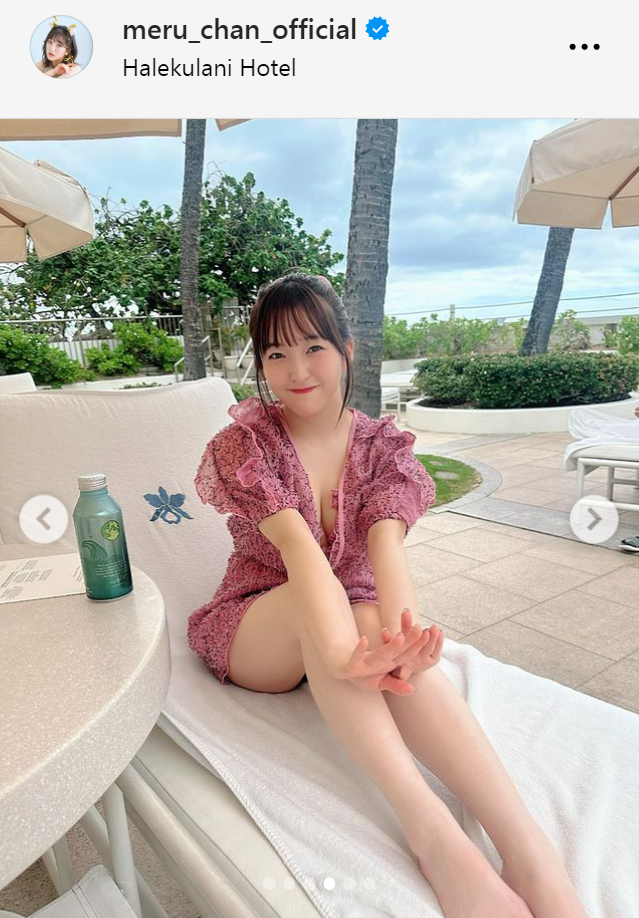 田島芽瑠のインスタグラムから