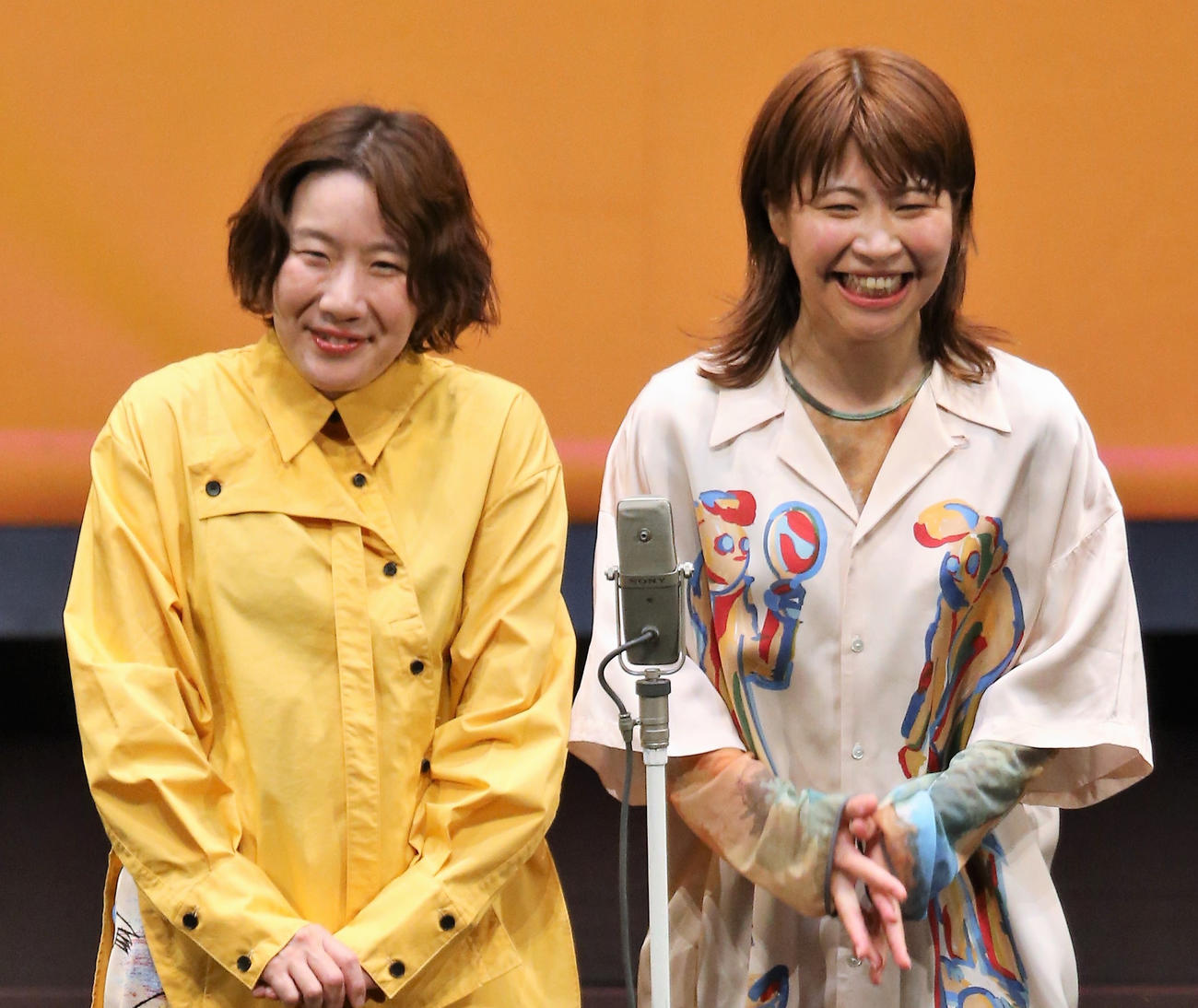 Aマッソ村上（左）と加納（2023年7月撮影）