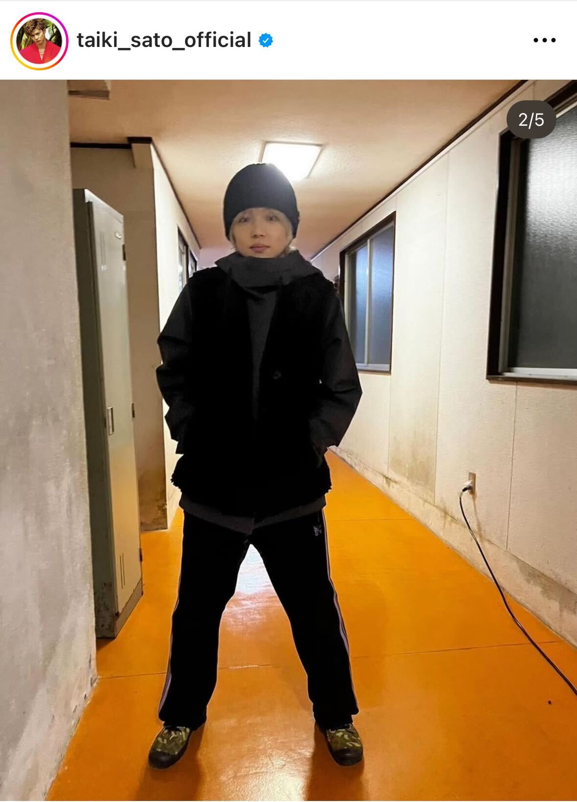 FANTASTICS佐藤大樹のインスタグラムから