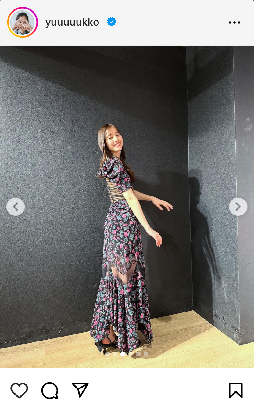 新木優子のインスタグラムから