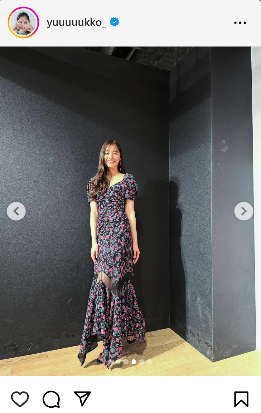 新木優子のインスタグラムから
