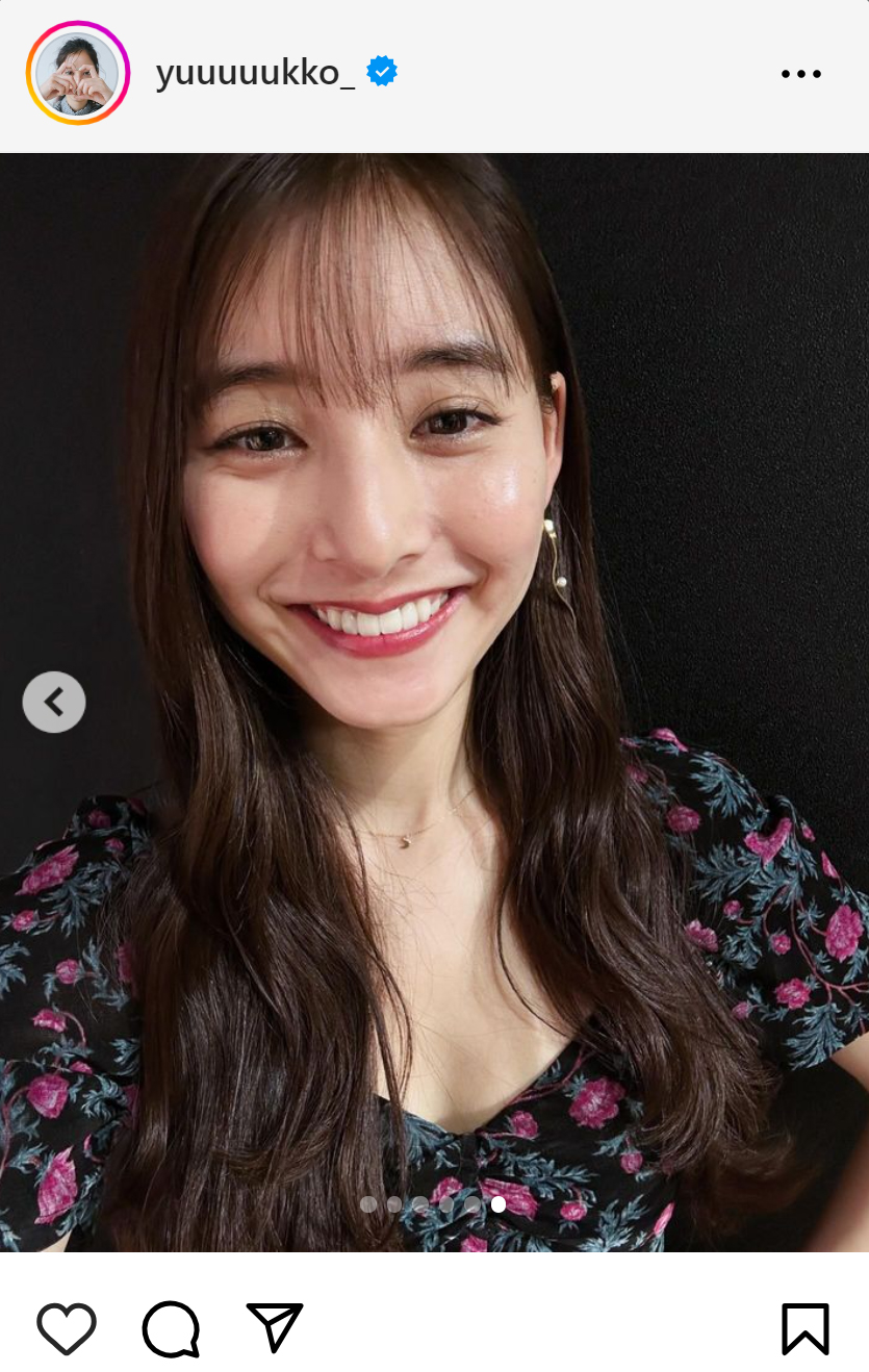 新木優子のインスタグラムから