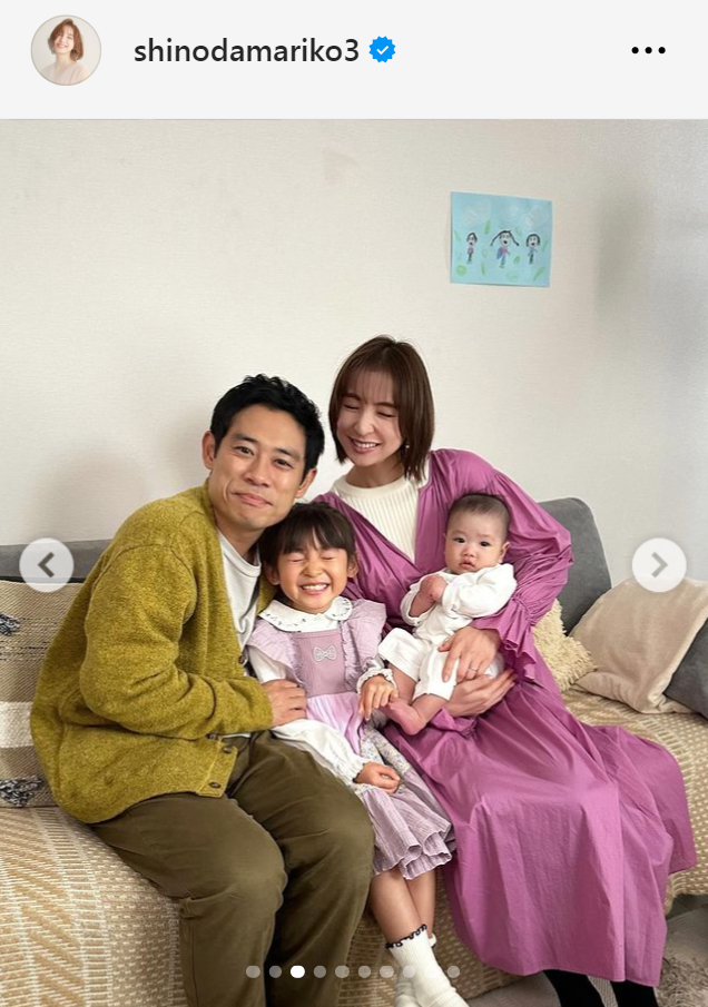 篠田麻里子のインスタグラムから