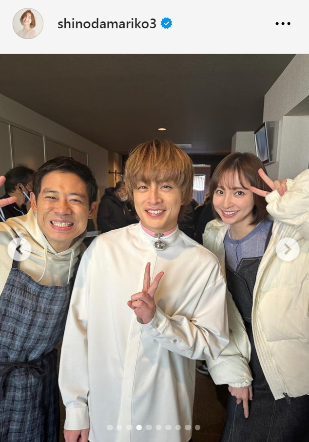 篠田麻里子のインスタグラムから