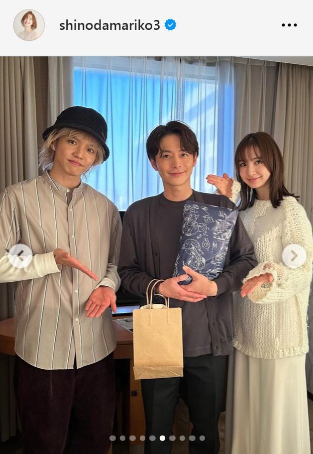 篠田麻里子のインスタグラムから