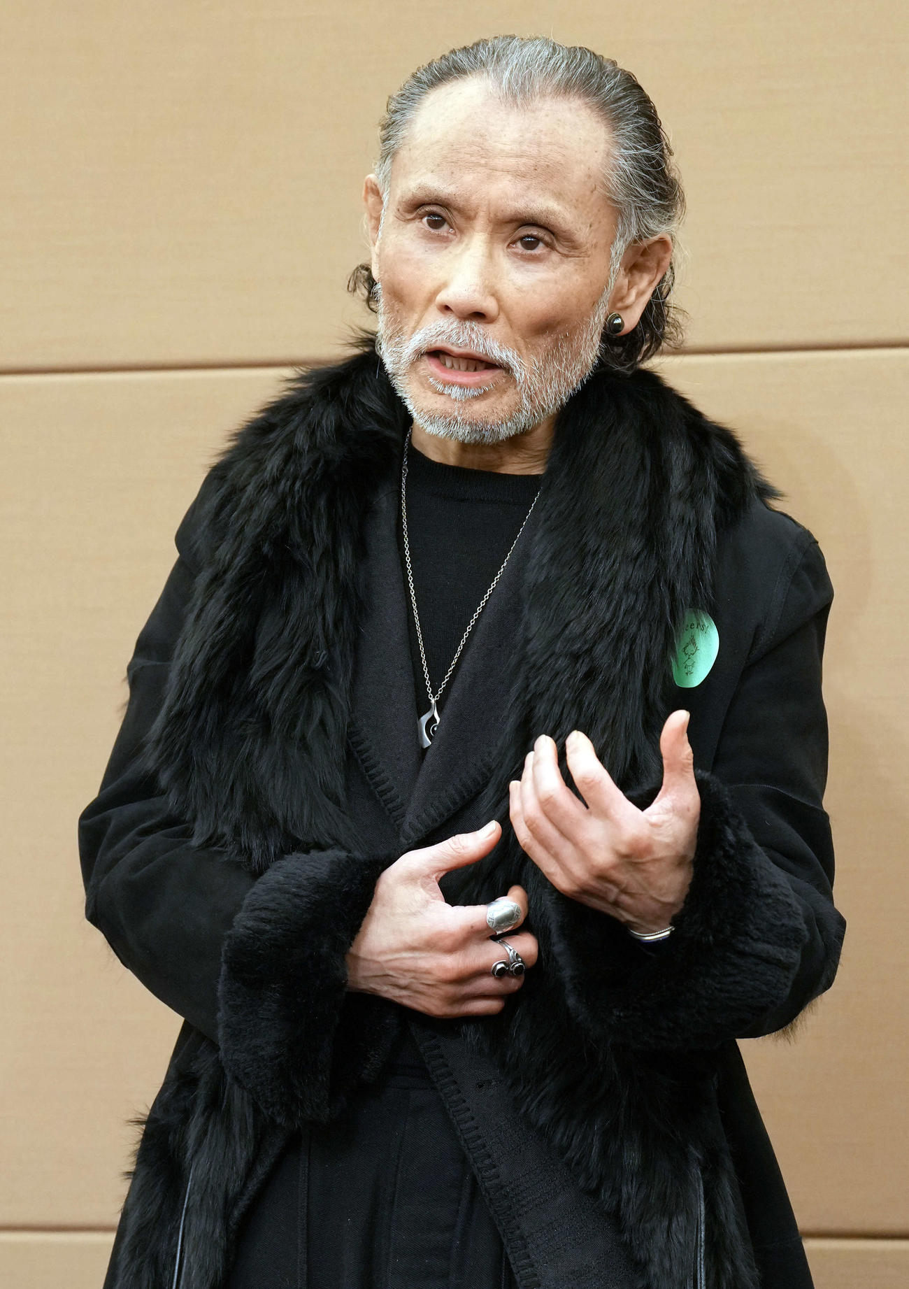中村メイコさんとの思い出を語る片岡鶴太郎（撮影・たえ見朱実）