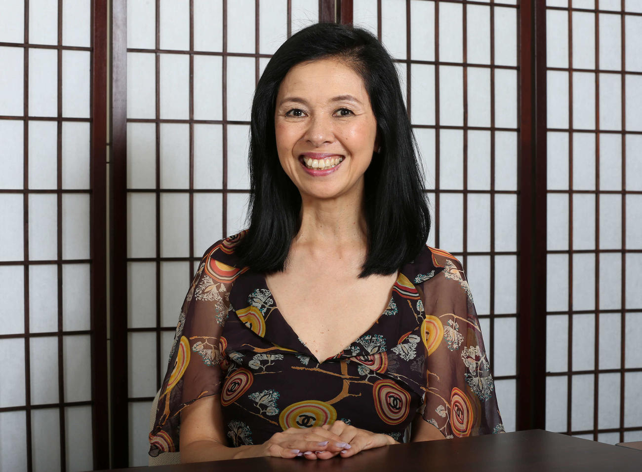阿部知代アナウンサー（2015年10月撮影）