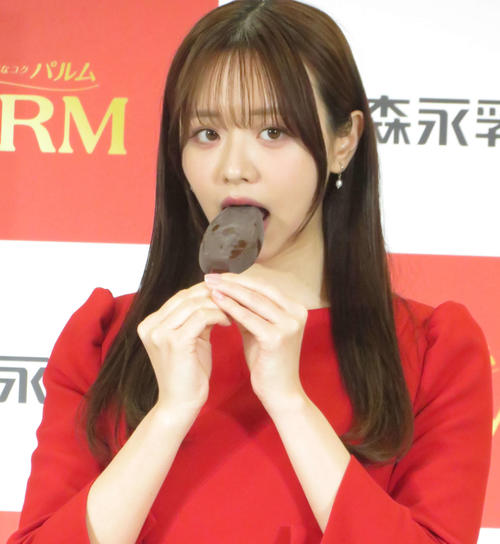 森香澄が一口パクリ、竹野内豊と一緒に「ＰＡＲＭ」を堪能「風味がより上品な感じに」