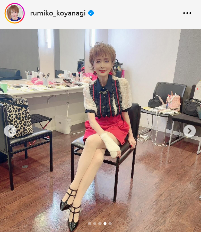 小柳ルミ子のインスタグラムから