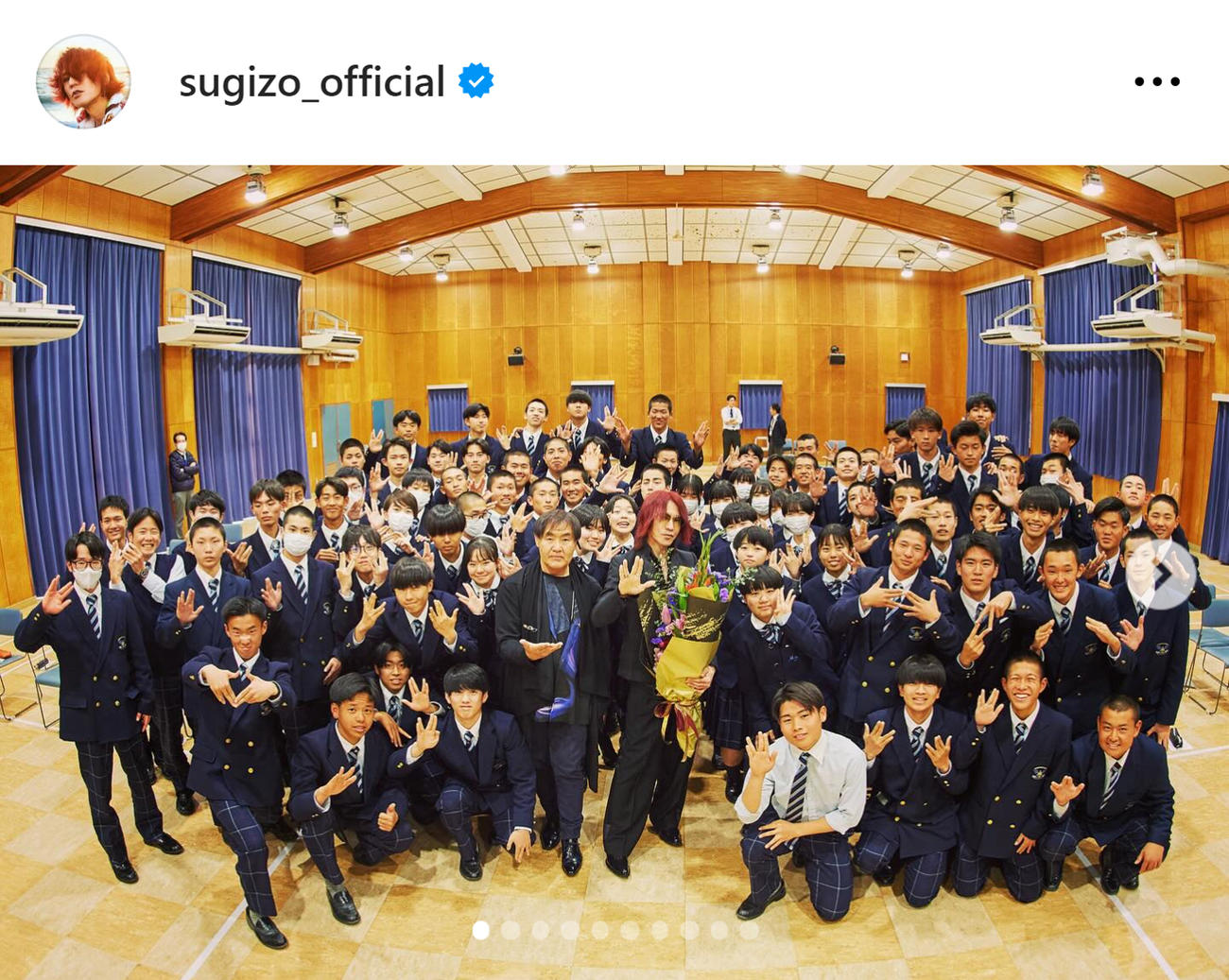 SUGIZOのインスタグラムから