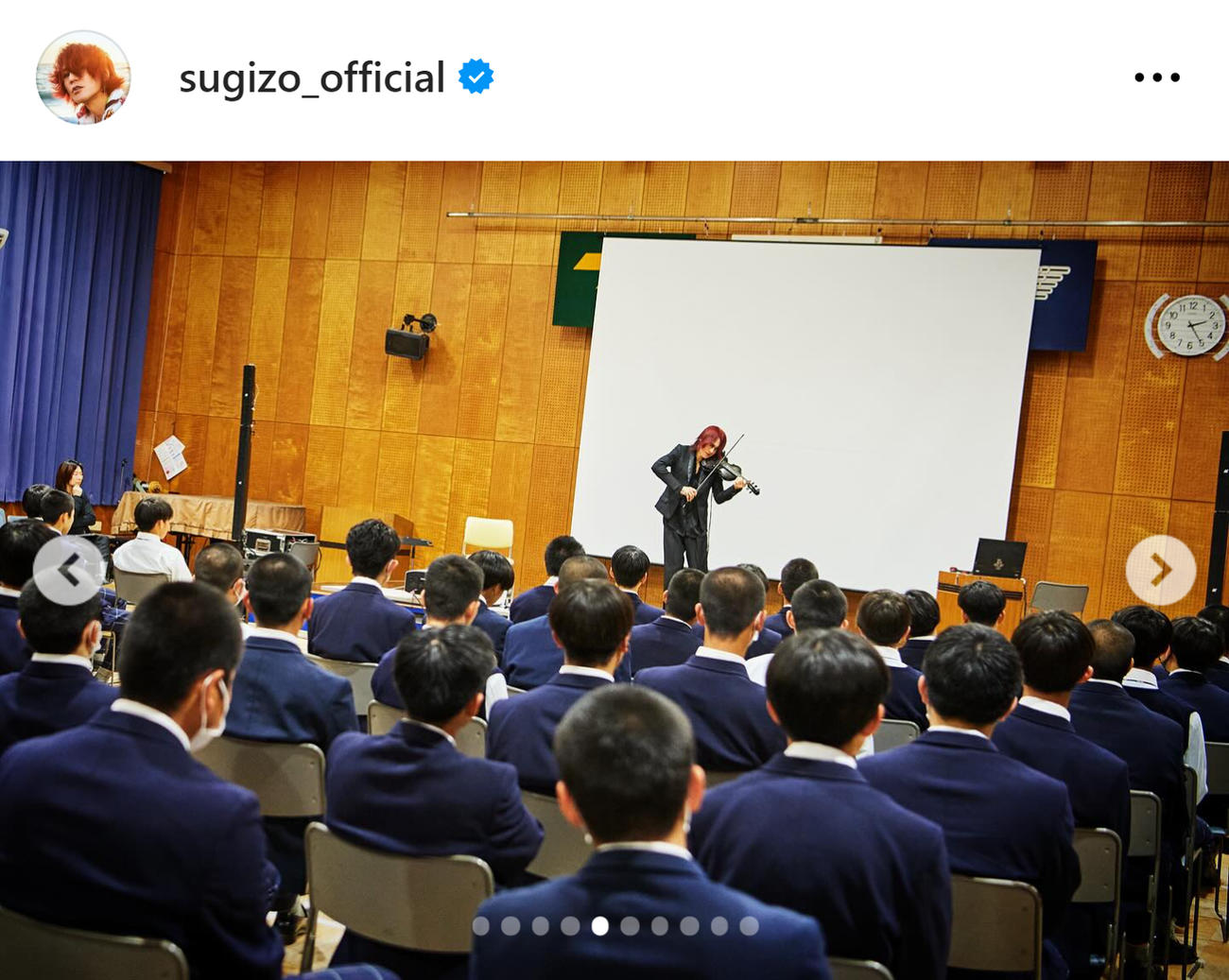 SUGIZOのインスタグラムから