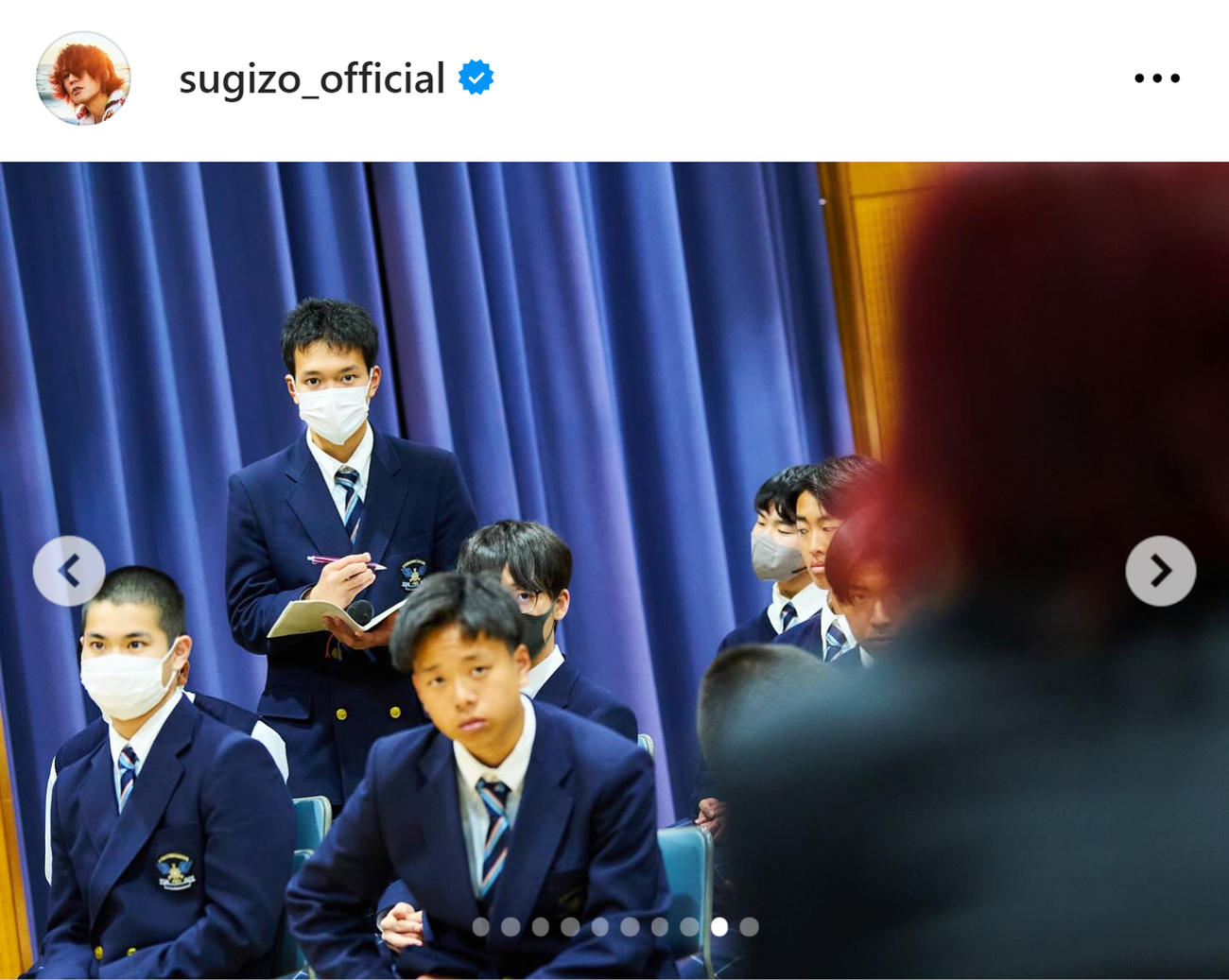 SUGIZOのインスタグラムから