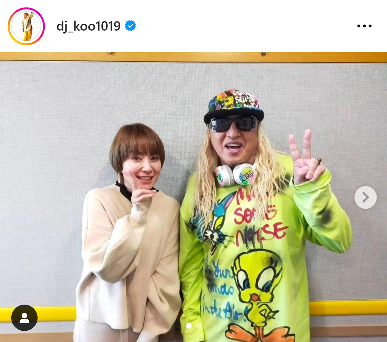 DJ KOOのインスタグラムから