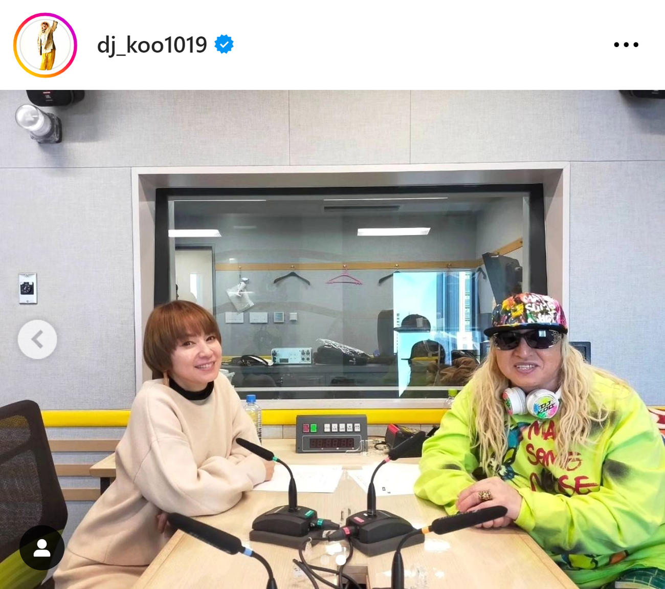 DJ KOOのインスタグラムから