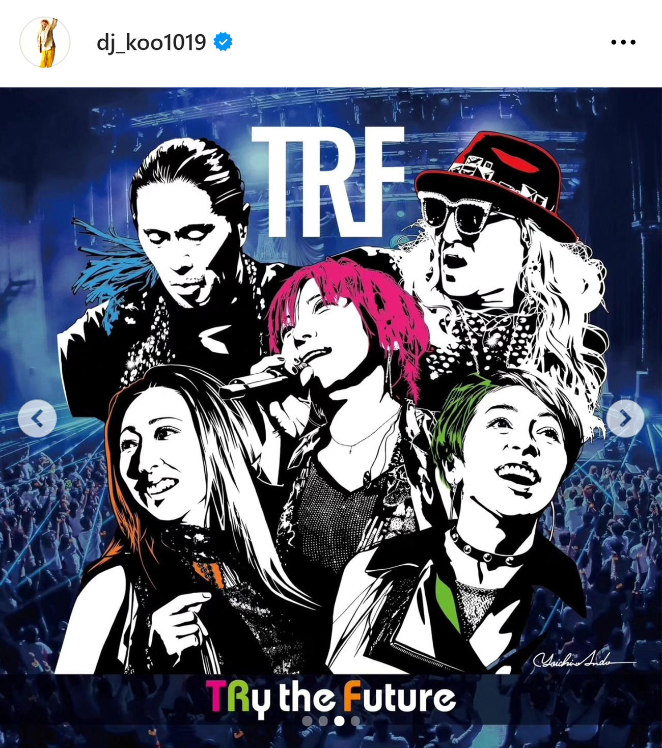 DJ KOOのインスタグラムから