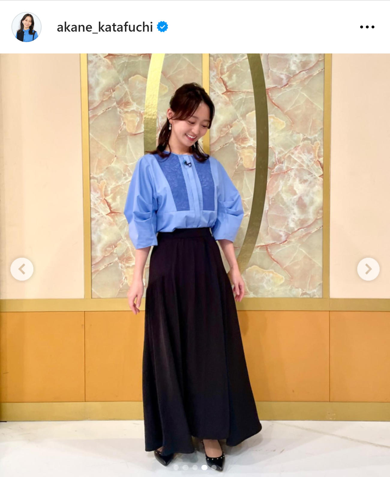 テレ東片渕茜のインスタグラムから