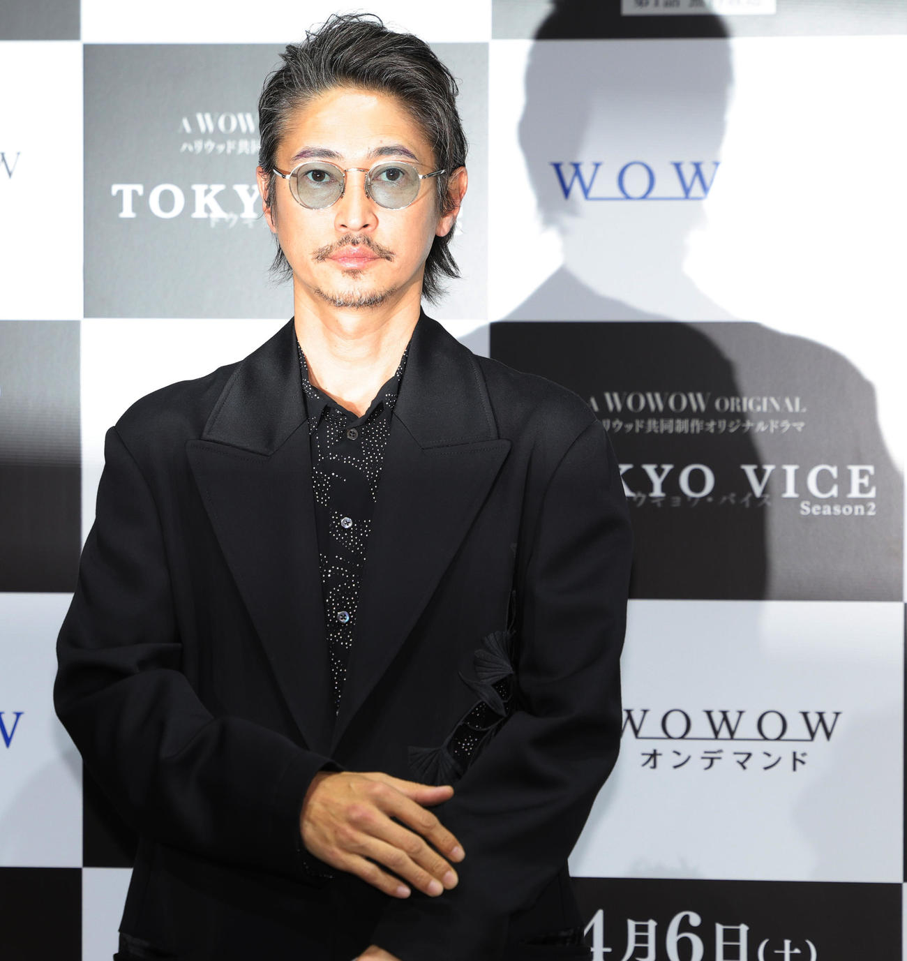 WOWOWのドラマ「TOKYO VICE」Season2の舞台あいさつに登場した窪塚洋介（撮影・野上伸悟）