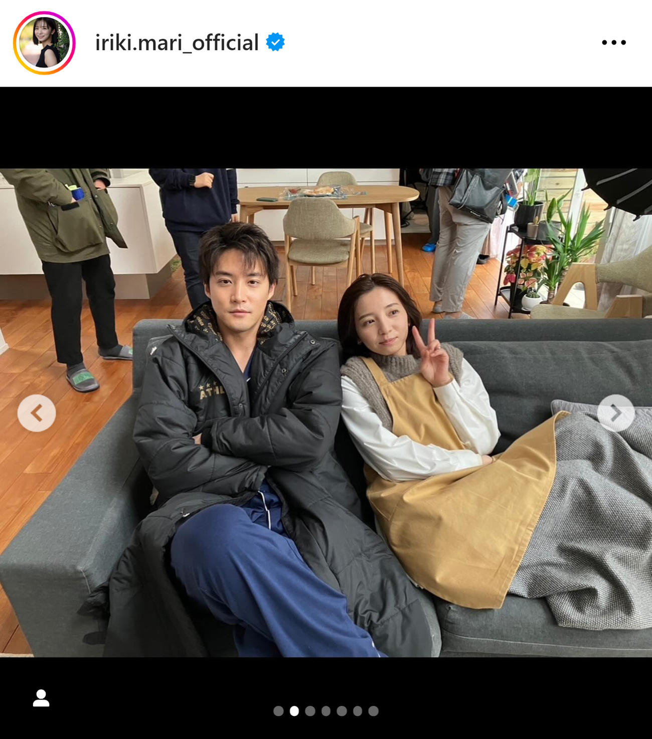 入来茉里のインスタグラムから