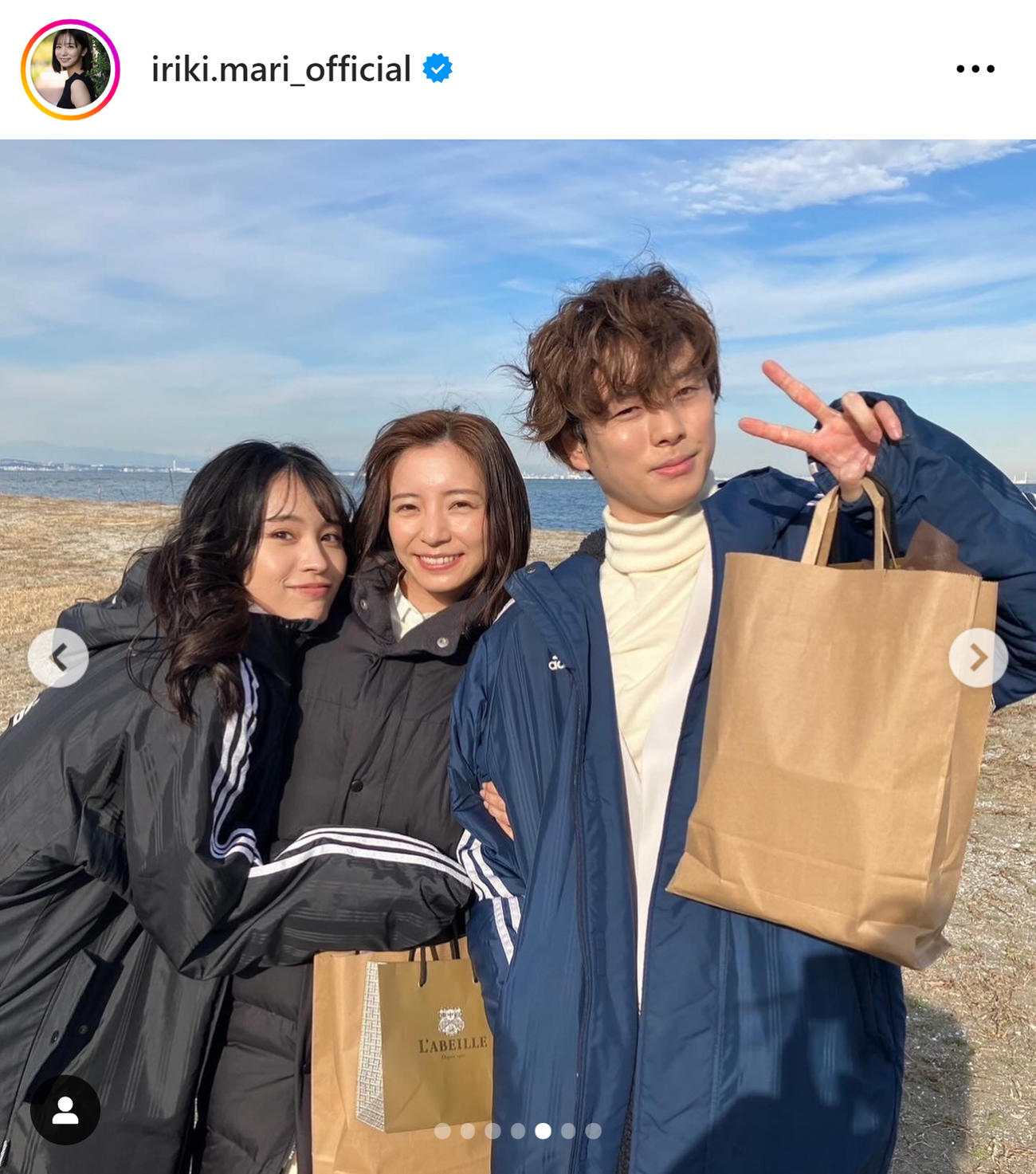 入来茉里のインスタグラムから