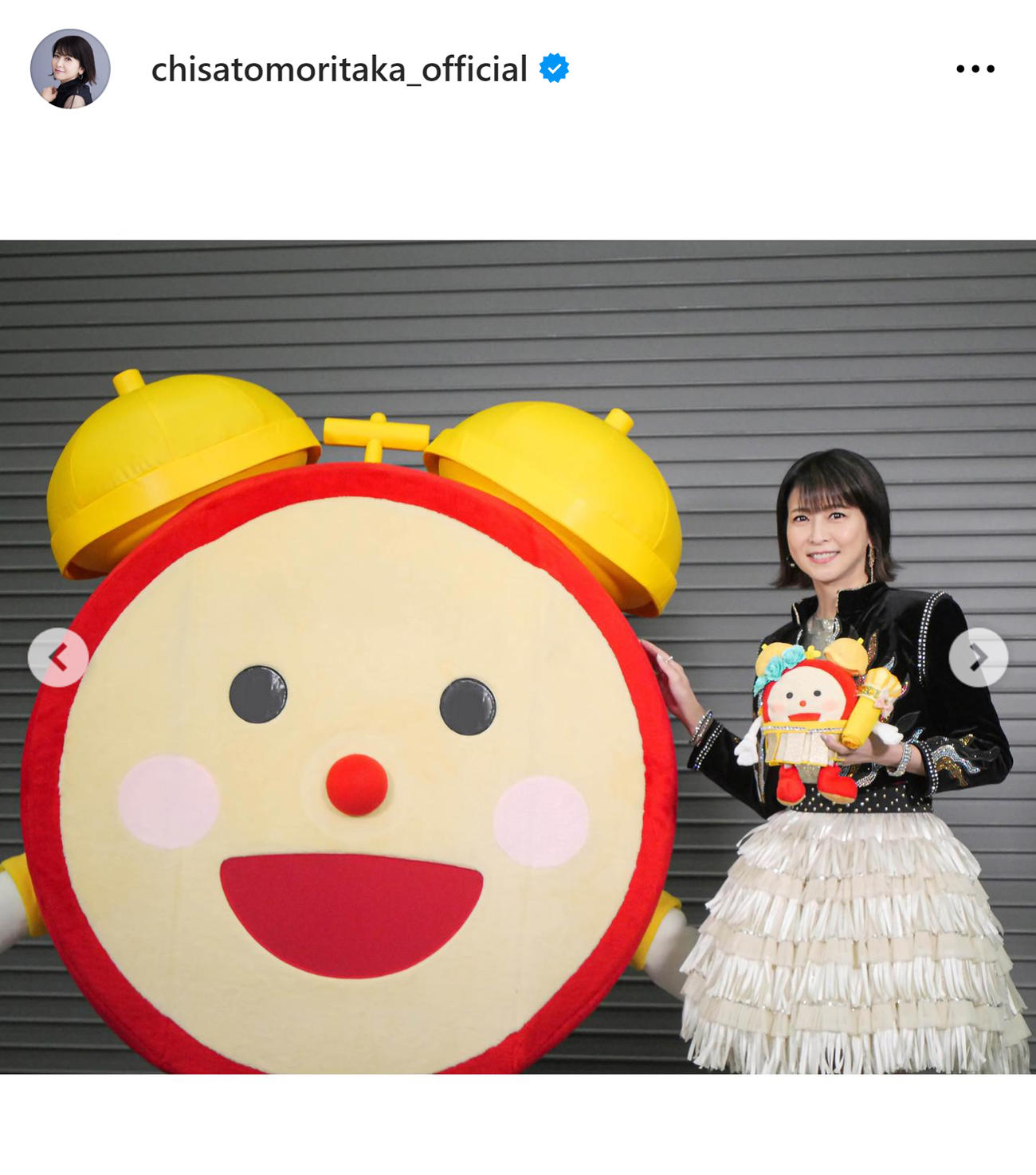 森高千里のインスタグラムから