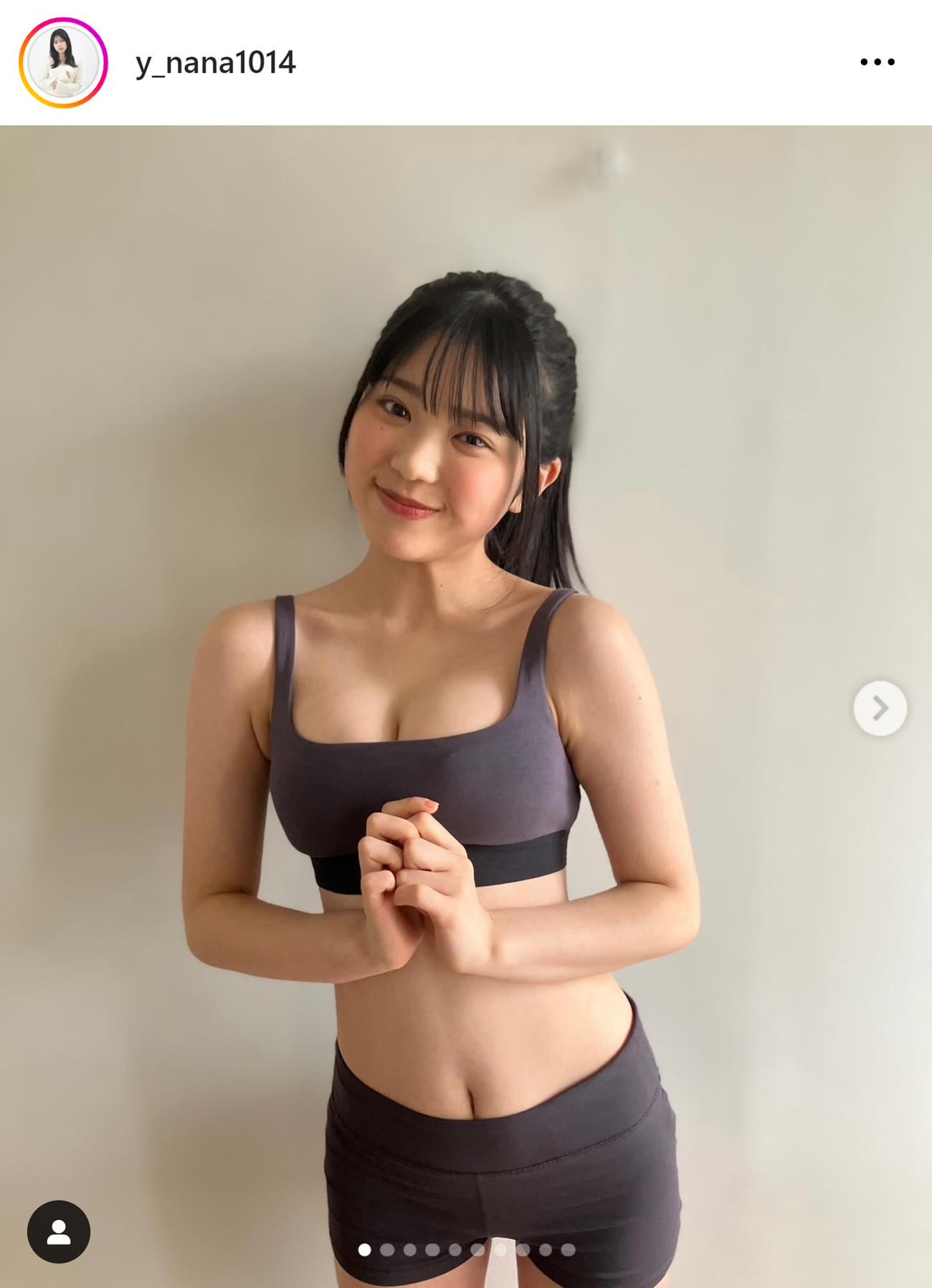 矢野ななかのインスタグラムから
