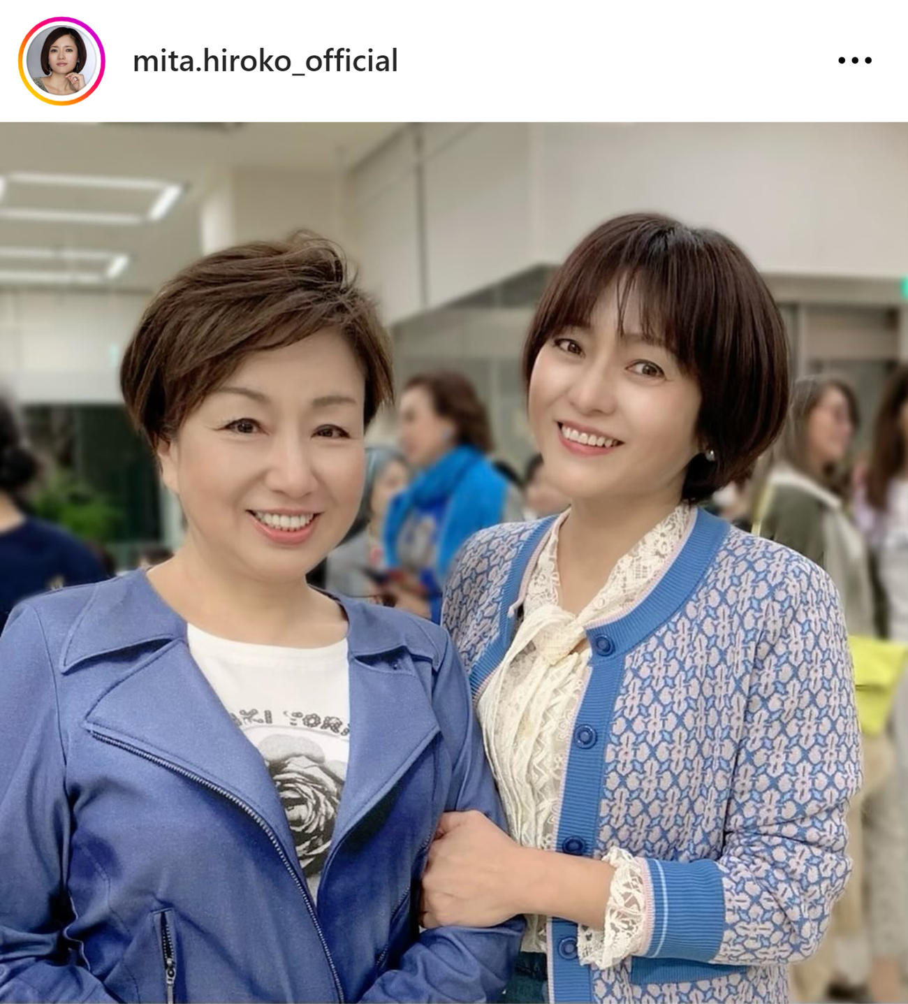 三田寛子のインスタグラムから