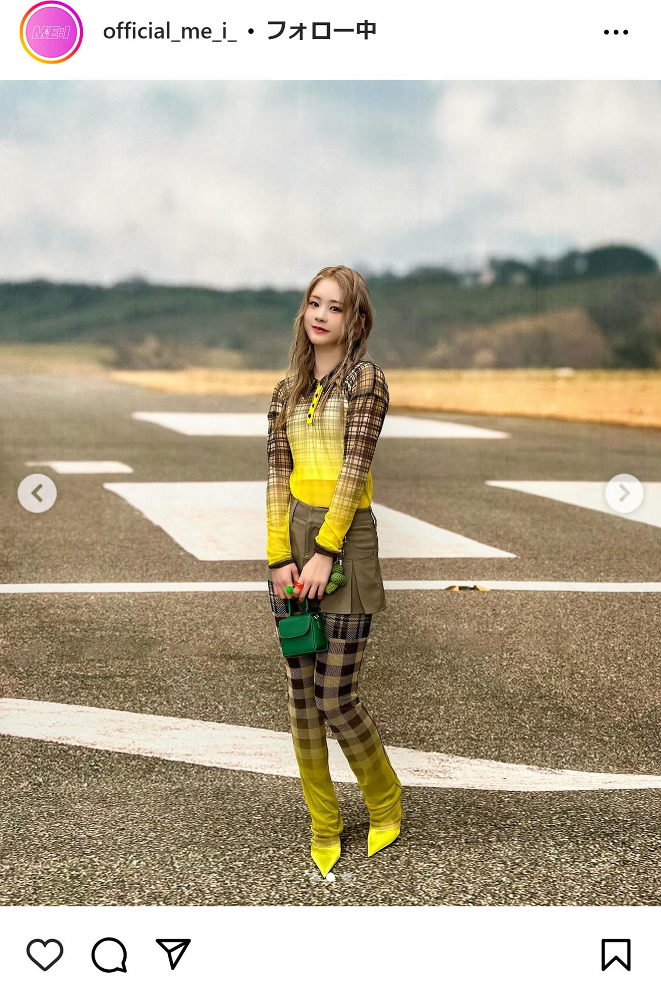 ME:Iのインスタグラムから
