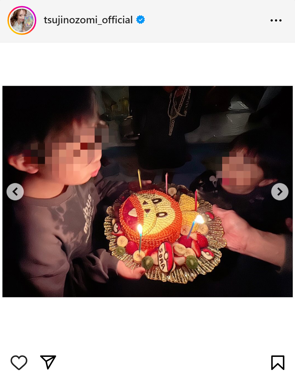 辻希美のインスタグラムから
