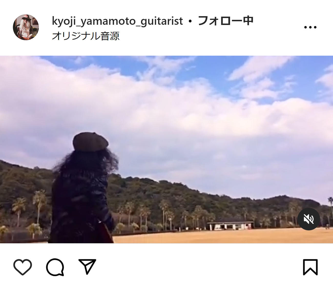 山本恭司のインスタグラムから