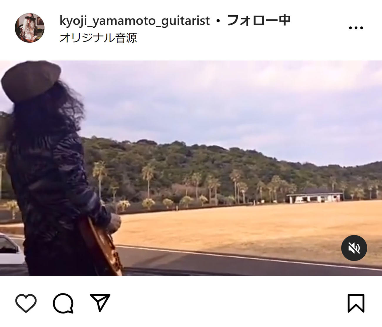 山本恭司のインスタグラムから